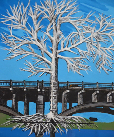 Ghost Tree by artist Grant Saint-Claire